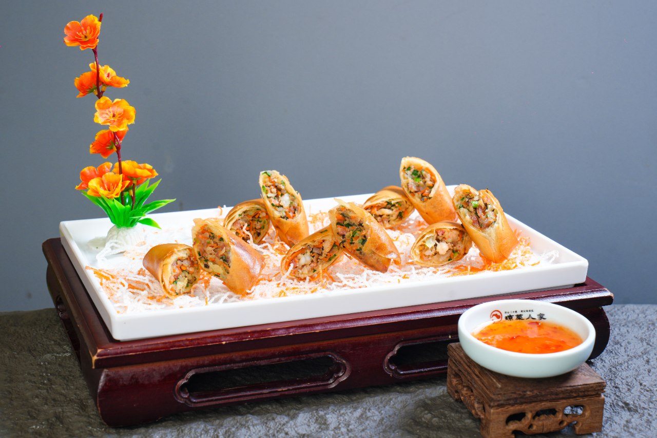 香炸海鲜春卷